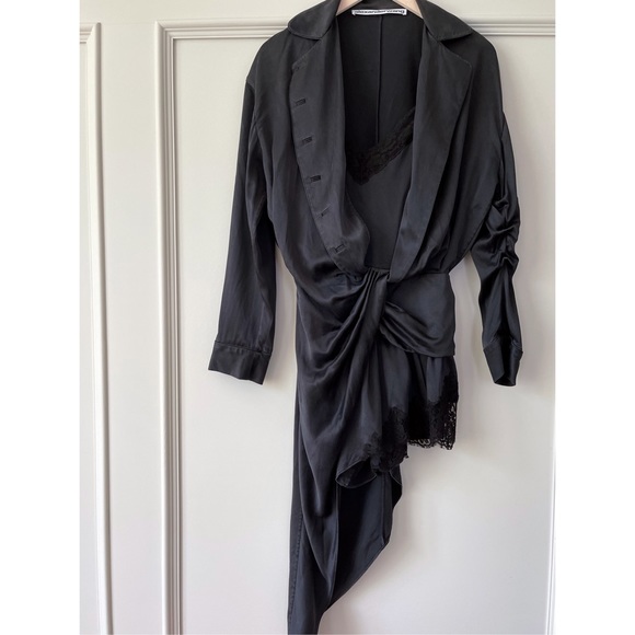 🔥Alexander Wang Twist-front silk mini dress🔥 - Picture 2 of 8